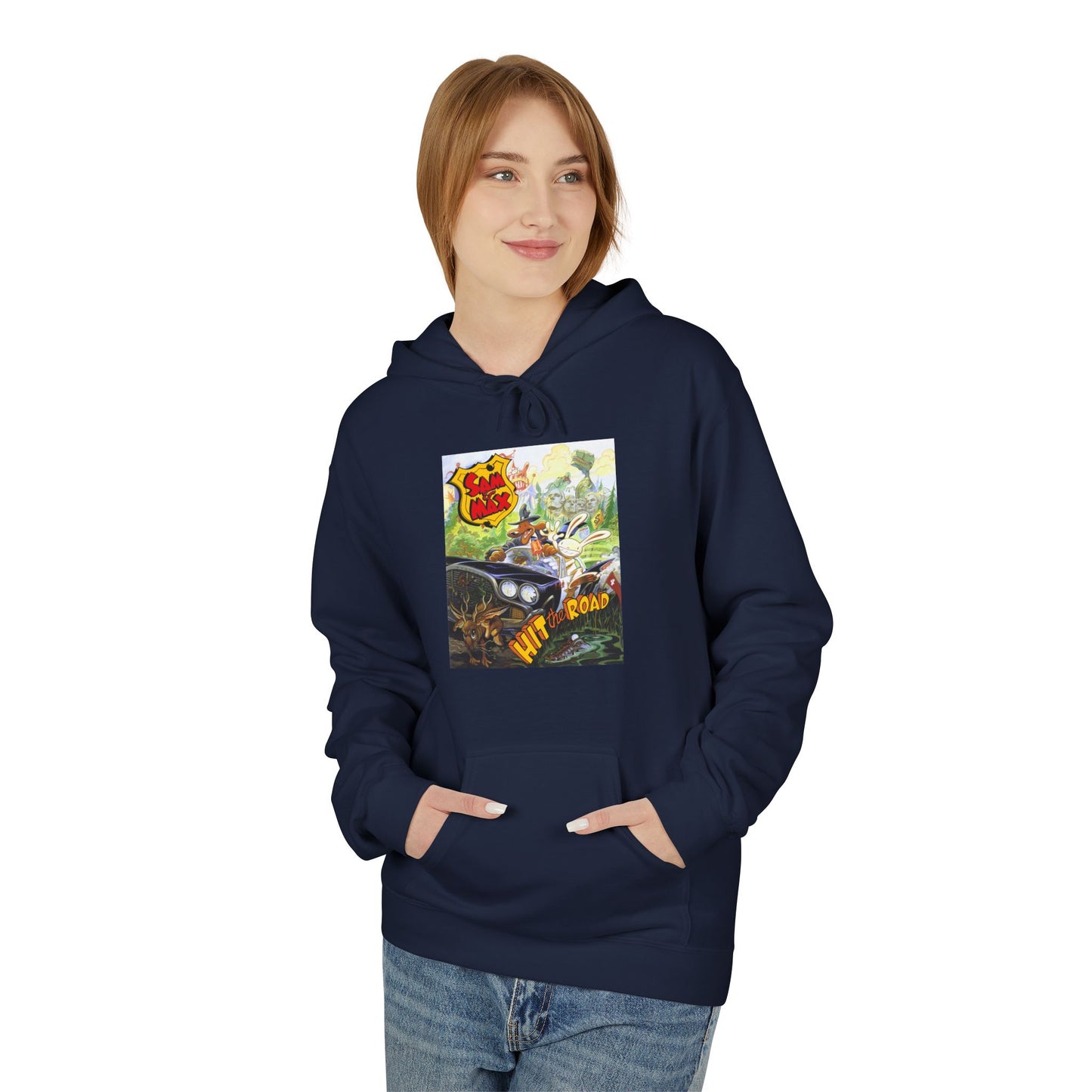 Sam and Max Unisex Midweight Softstyle Fleece Hoodie