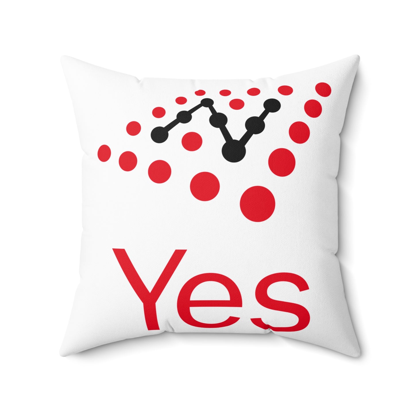 Novell Spun Polyester Square Pillow