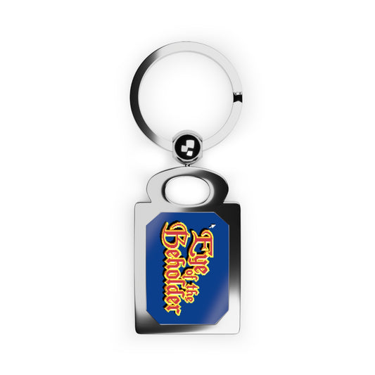 Eye of the Beholder Rectangle Photo Keyring