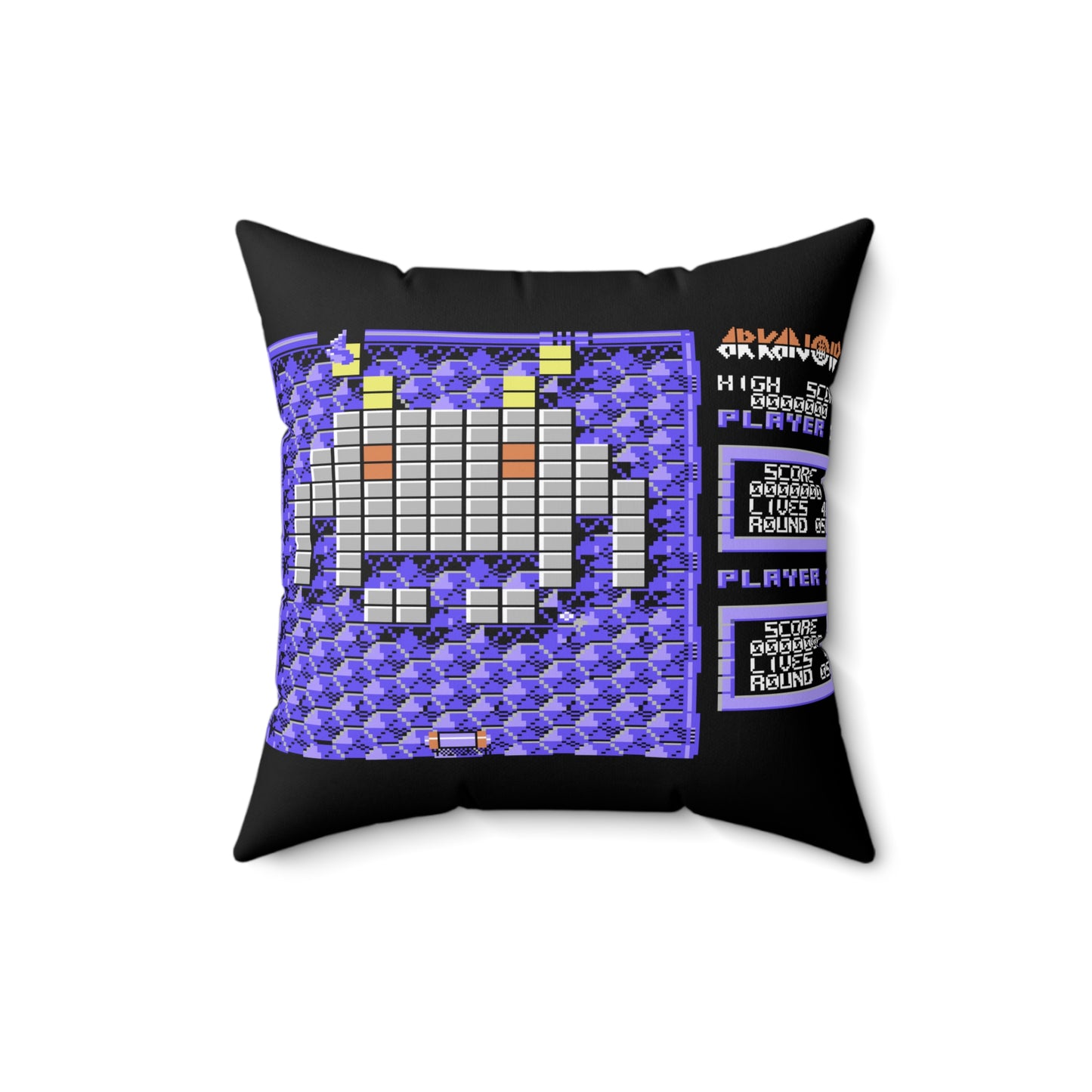 Arkanoid Spun Polyester Square Pillow