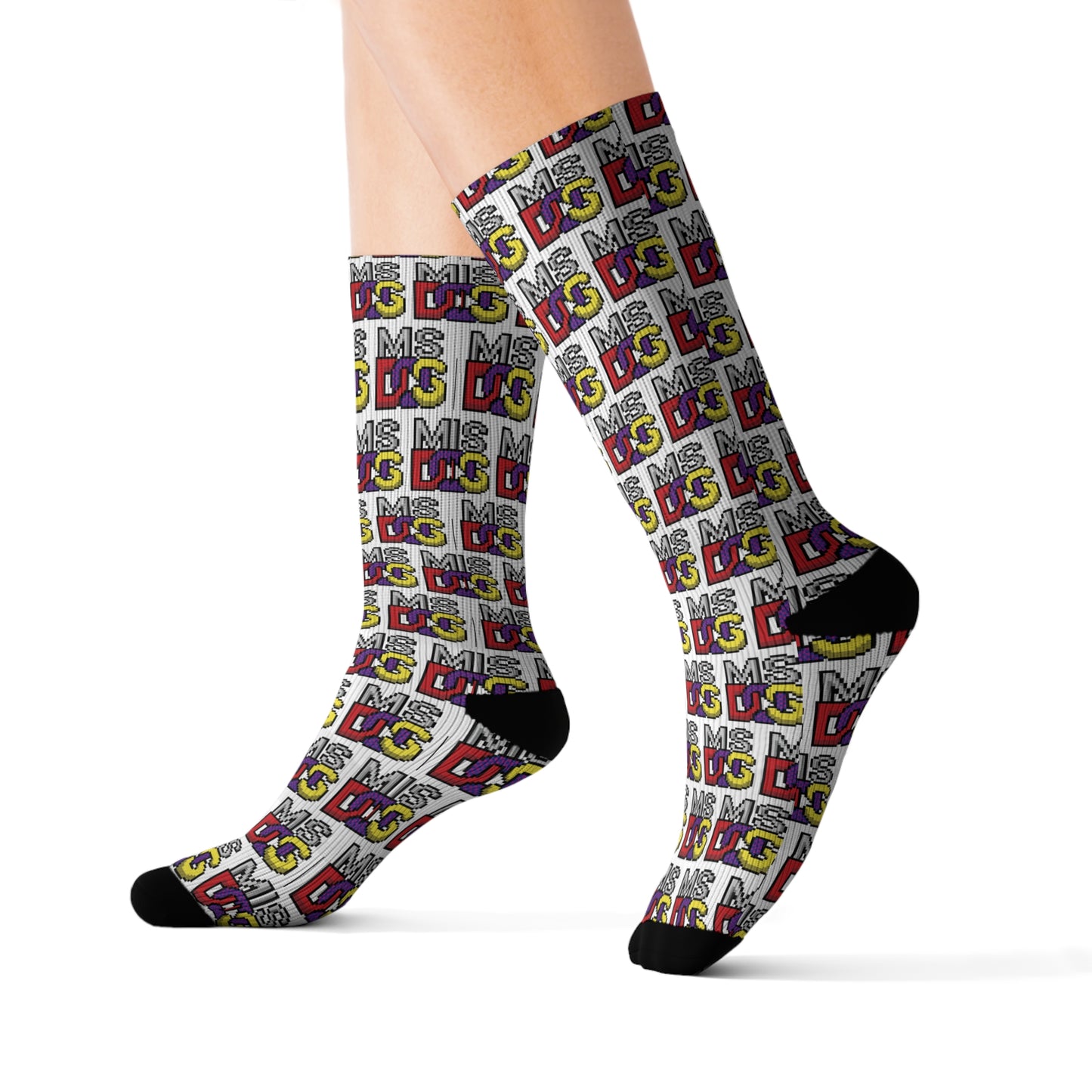 MS DOS Sublimation Socks