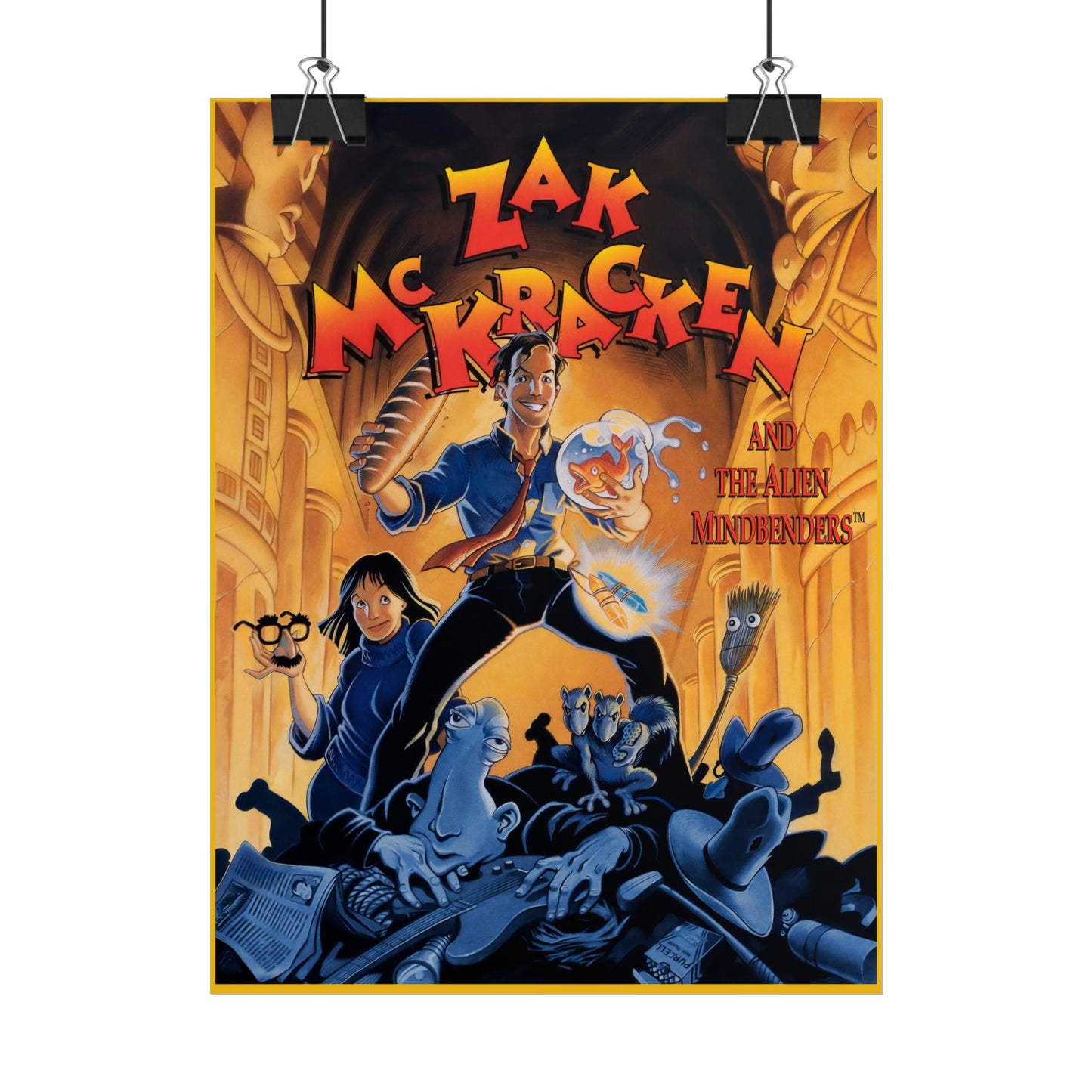 Zak McKracken Rolled Posters