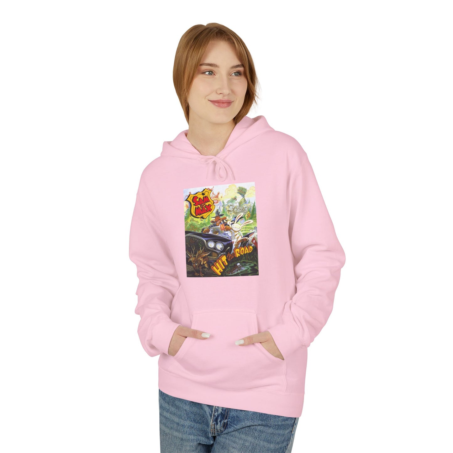 Sam and Max Unisex Midweight Softstyle Fleece Hoodie