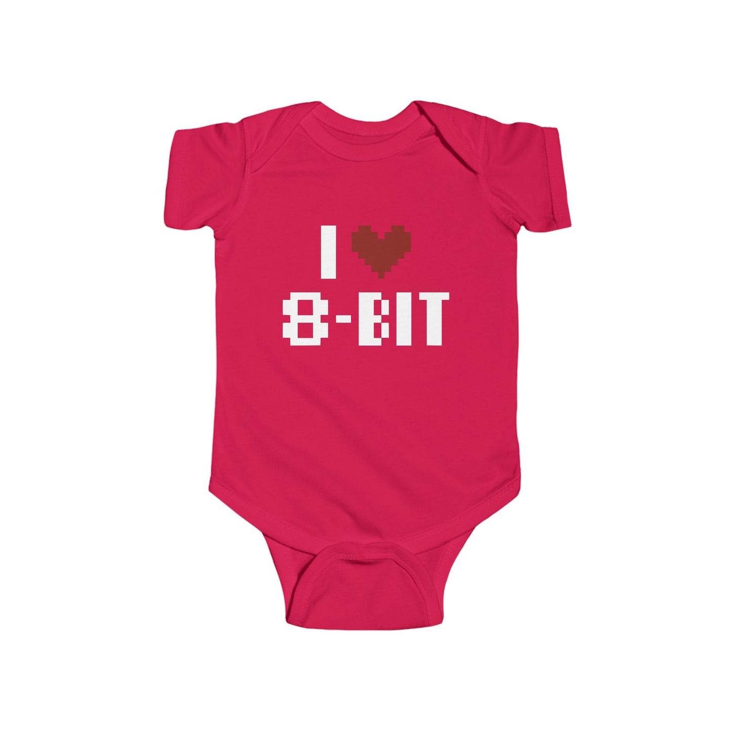 I love 8 Bit Infant Fine Jersey Bodysuit