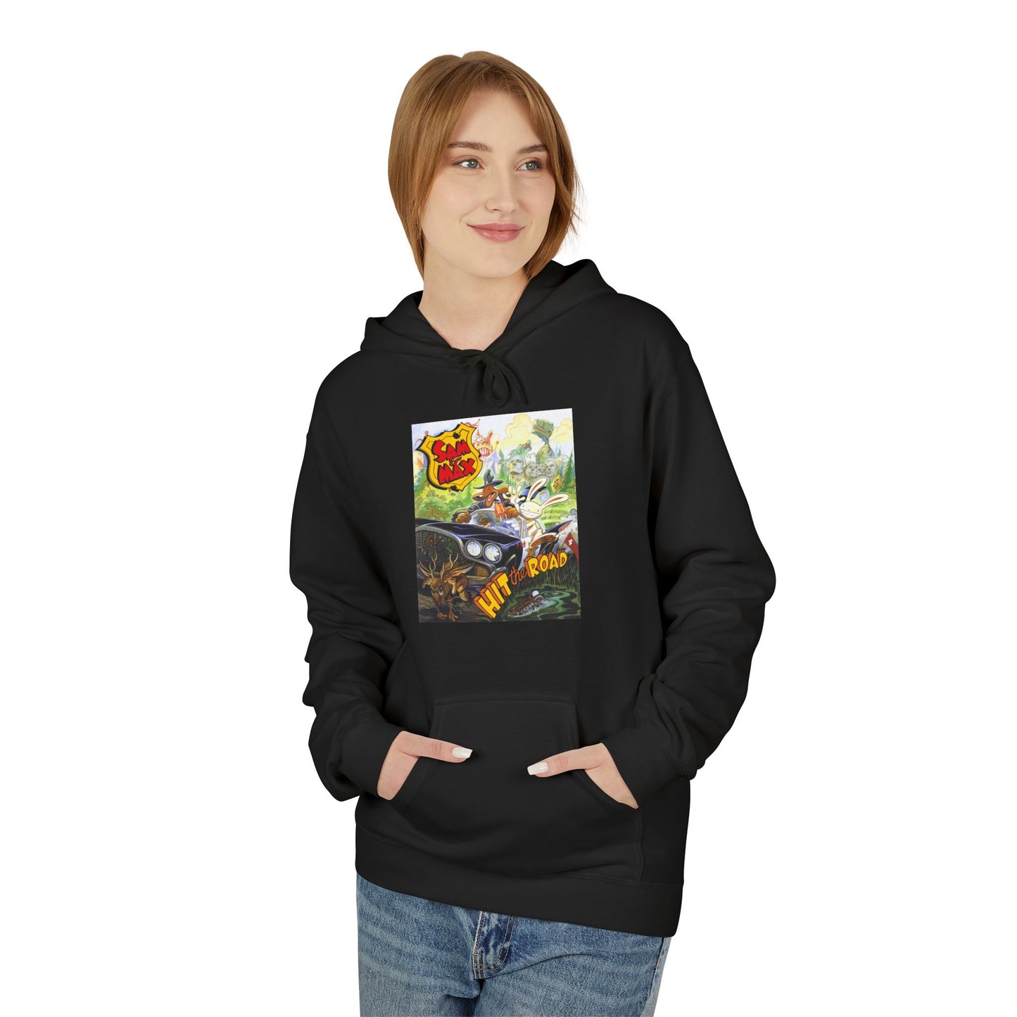 Sam and Max Unisex Midweight Softstyle Fleece Hoodie