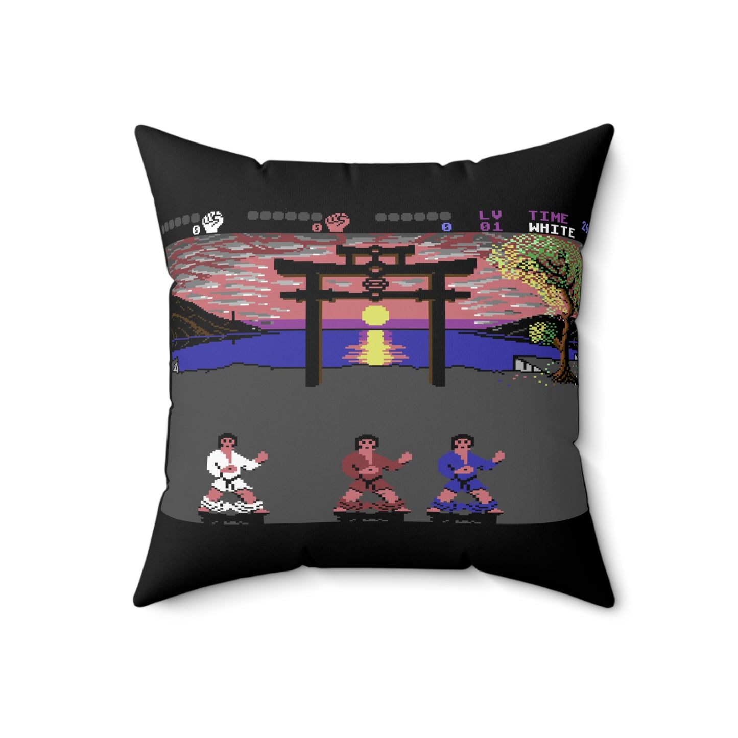 International Karate + Spun Polyester Square Pillow