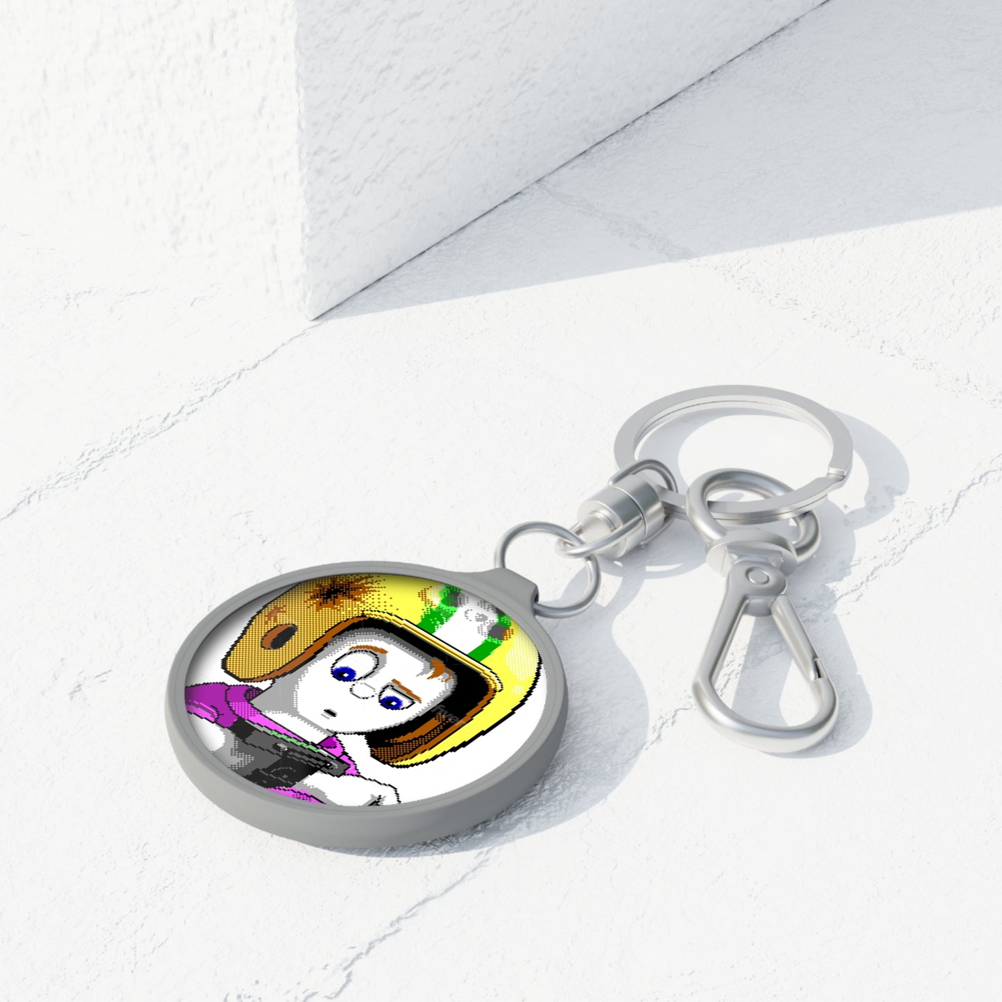 Commander Keen Keyring Tag