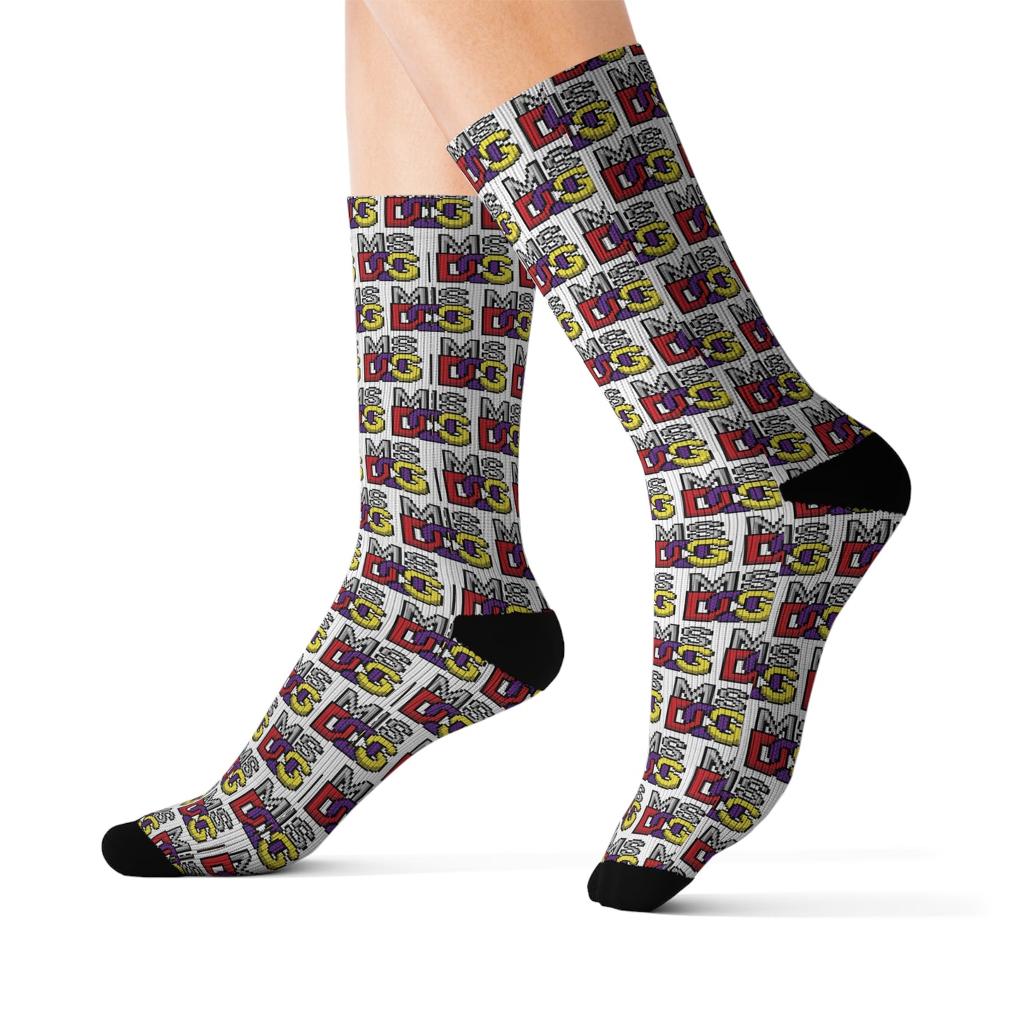 MS DOS Sublimation Socks