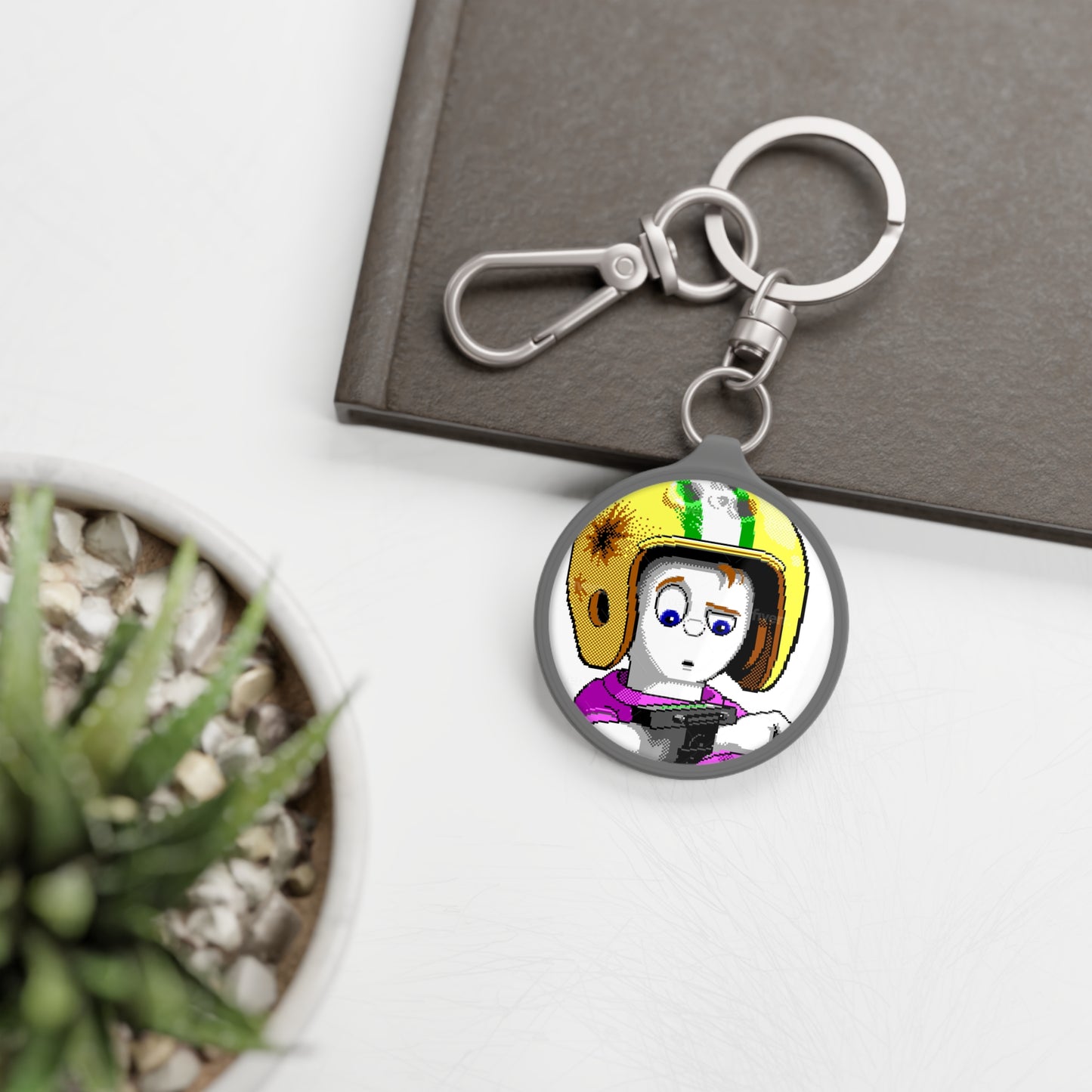 Commander Keen Keyring Tag