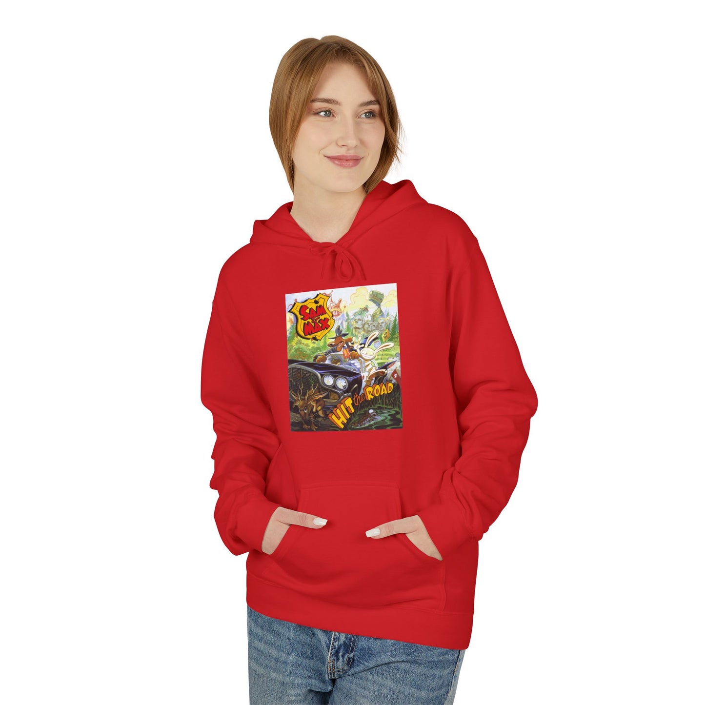 Sam and Max Unisex Midweight Softstyle Fleece Hoodie