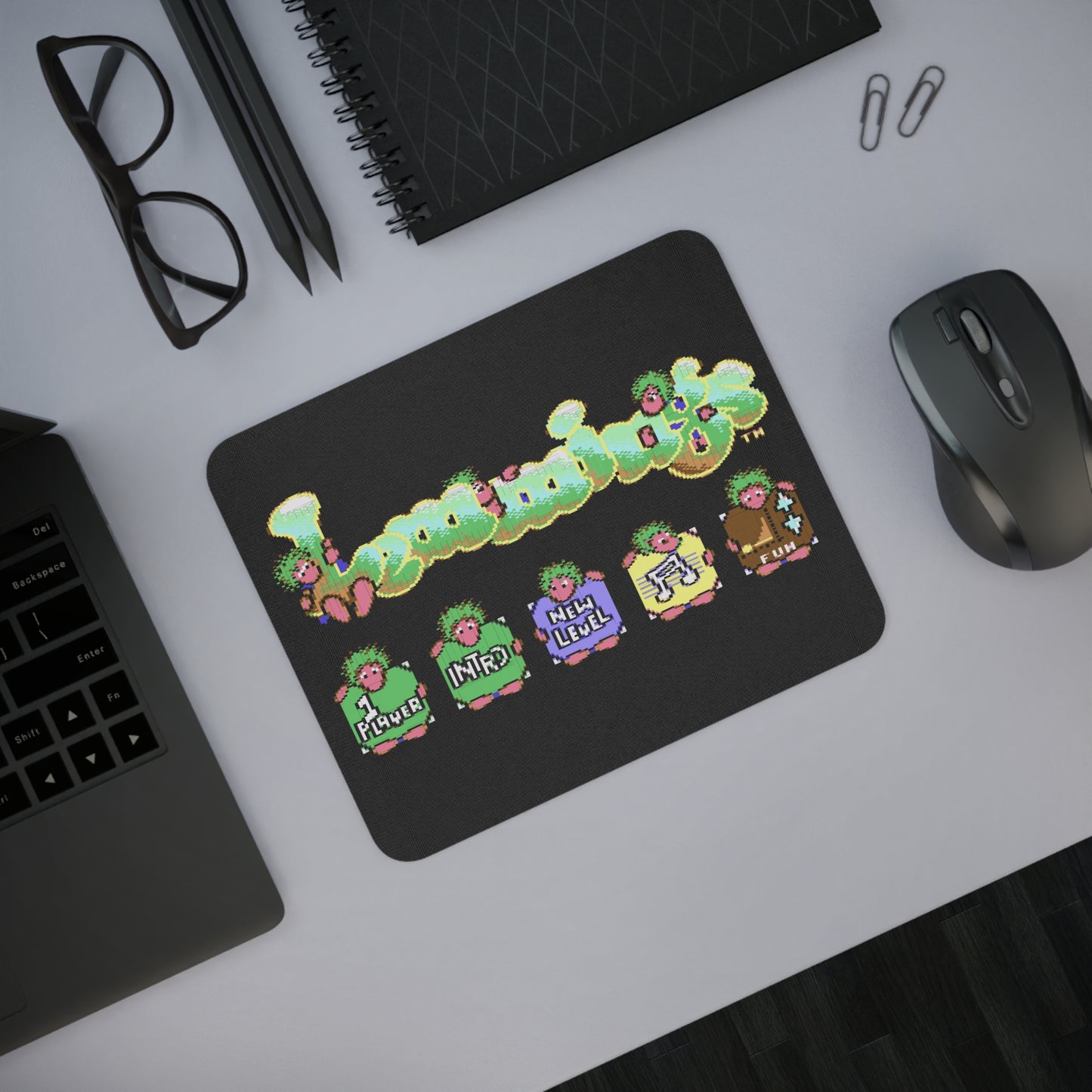 Lemmings Desk Mouse Pad