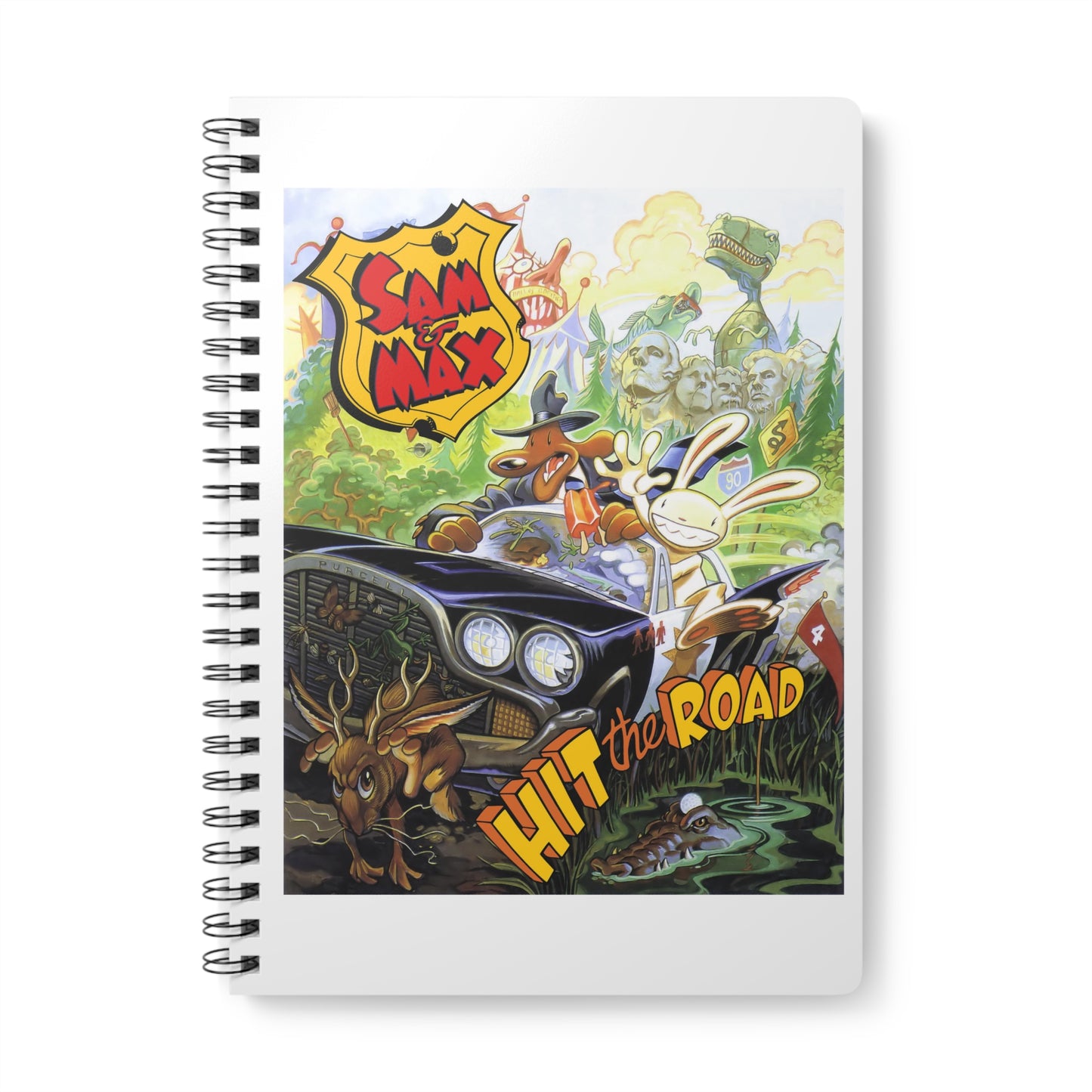 Sam and Max Wirobound Softcover Notebook, A5