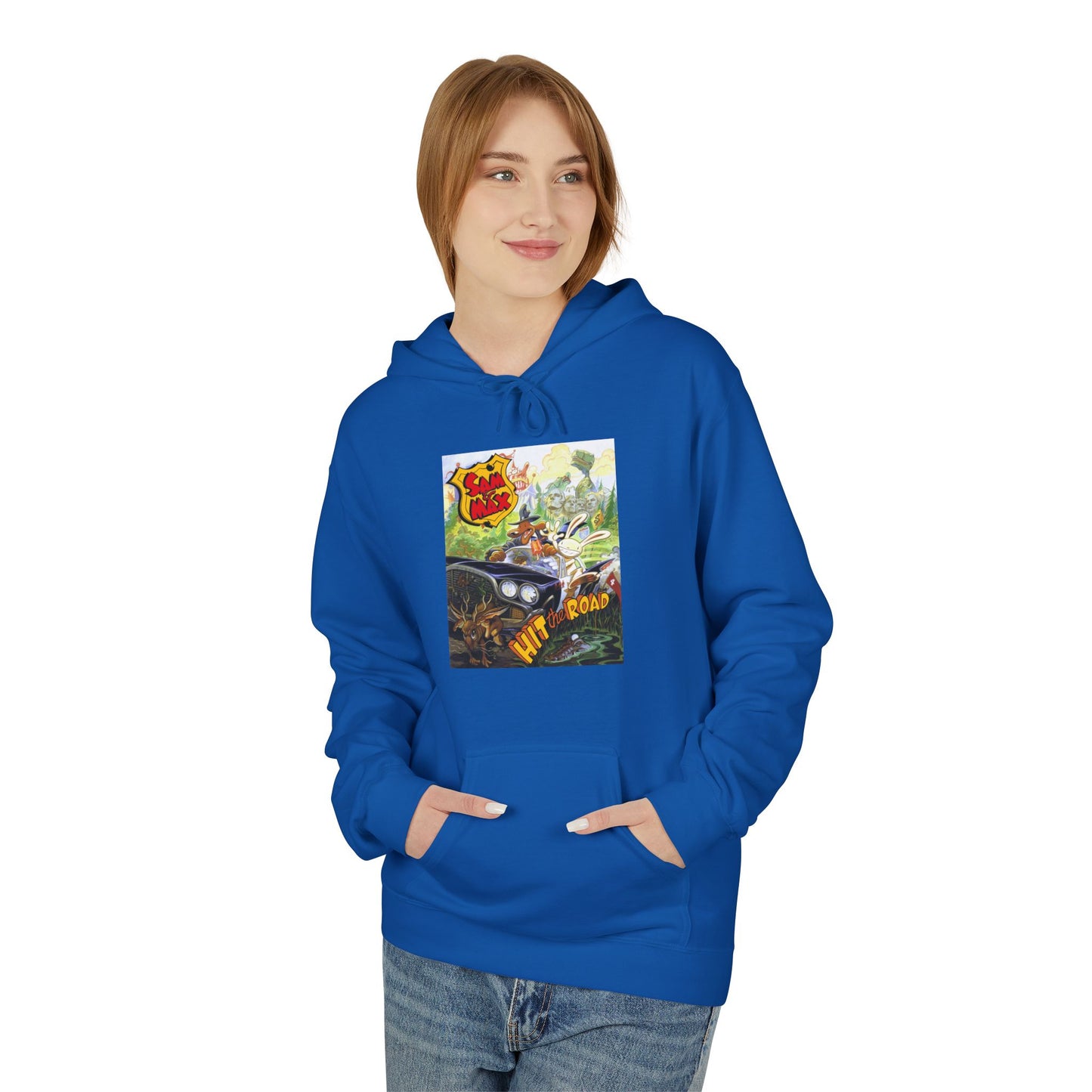 Sam and Max Unisex Midweight Softstyle Fleece Hoodie