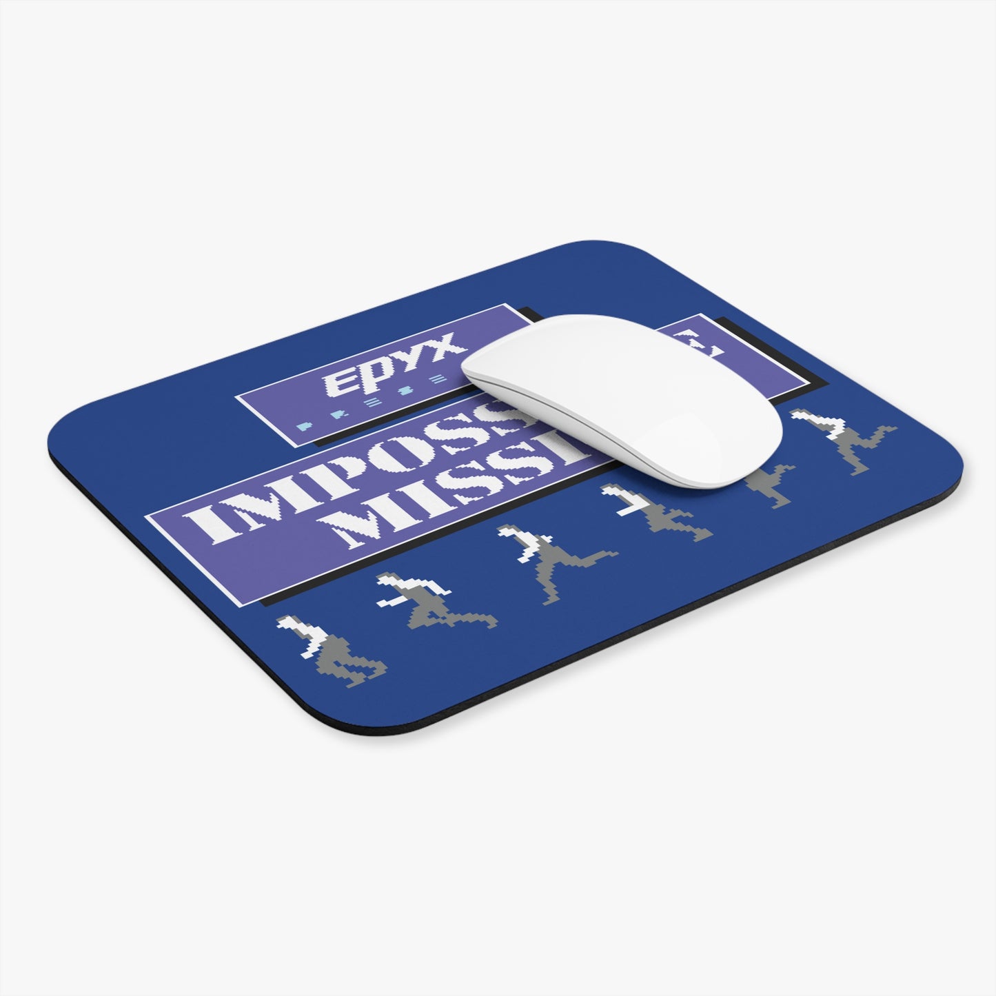 Impossible Mission Running Man Mouse Pad (Rectangle)