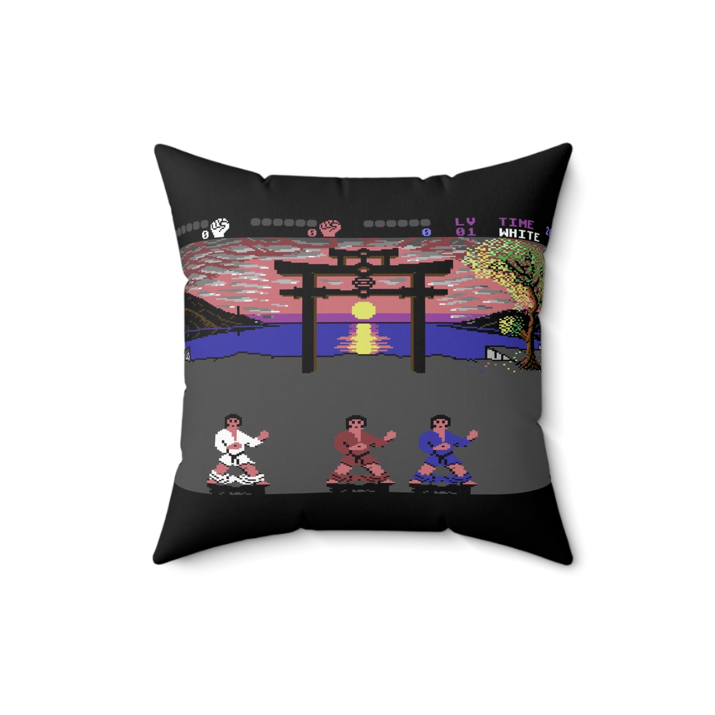 International Karate + Spun Polyester Square Pillow