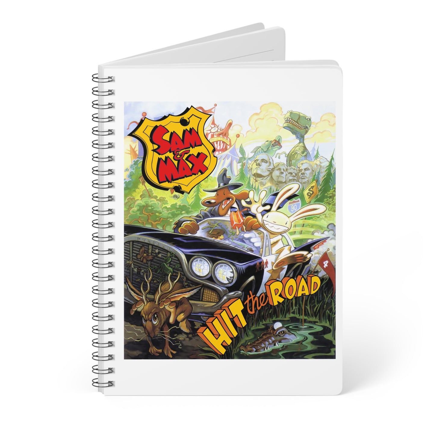 Sam and Max Wirobound Softcover Notebook, A5