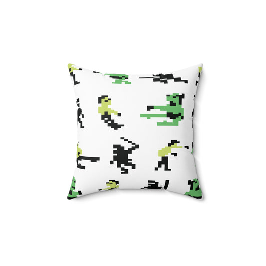 Bruce Lee Spun Polyester Square Pillow