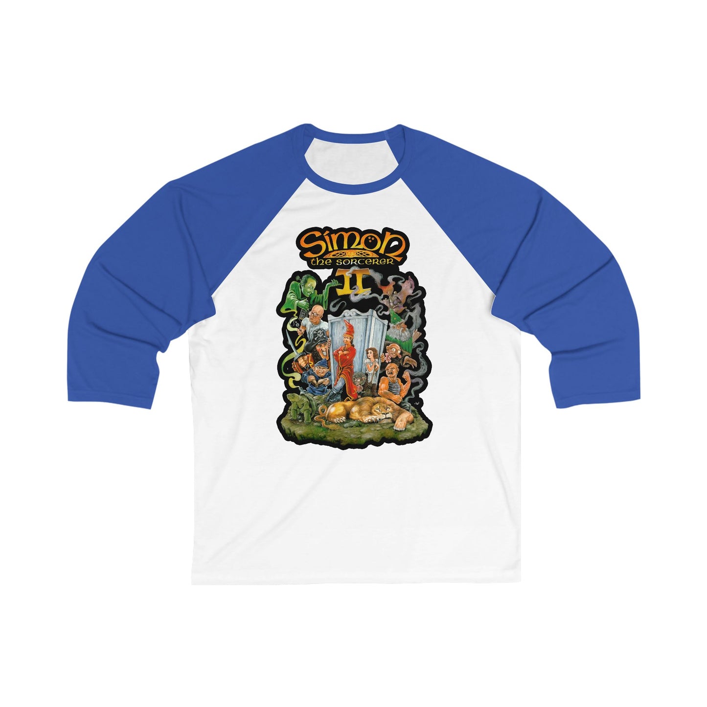 Simon the Sorcerer 2 Unisex 3/4 Sleeve Baseball Tee