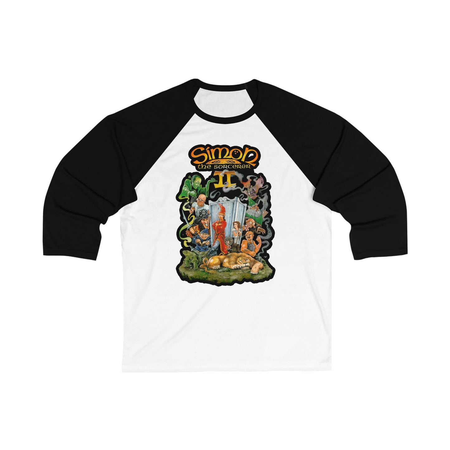 Simon the Sorcerer 2 Unisex 3/4 Sleeve Baseball Tee