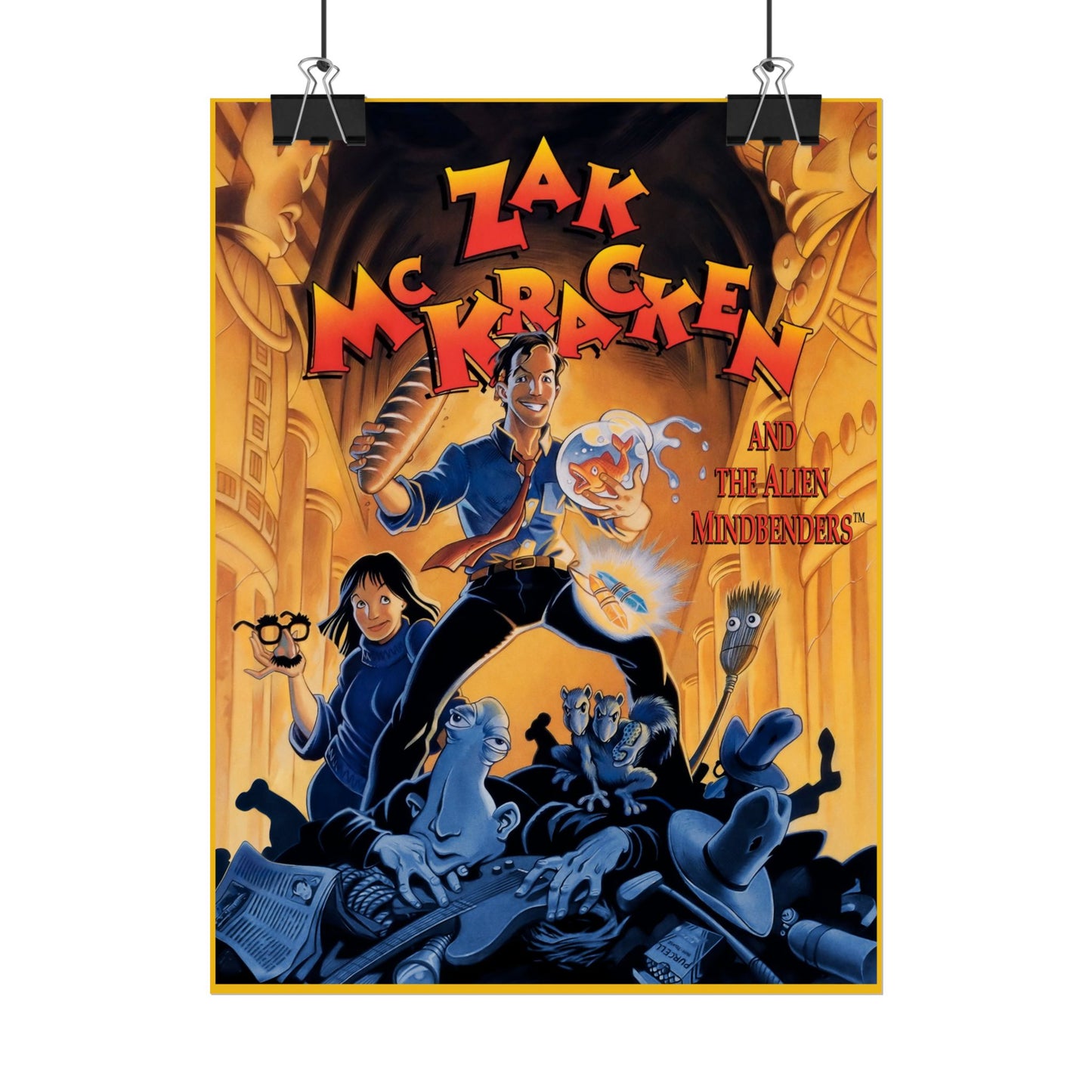 Zak McKracken Rolled Posters