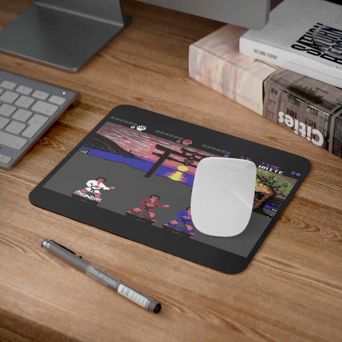 International Karate Desk Mouse Pad