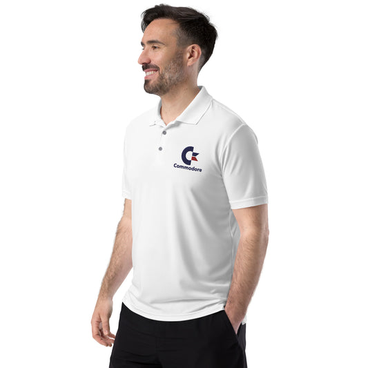 Commodore 64 adidas performance polo shirt