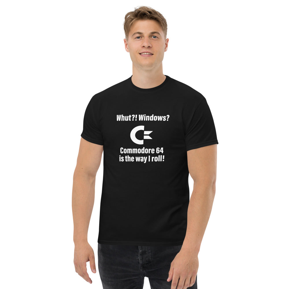 Whut?! Windows? Commodore 64 Men's heavyweight tee