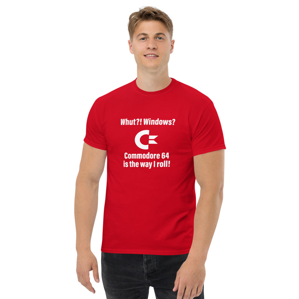 Whut?! Windows? Commodore 64 Men's heavyweight tee