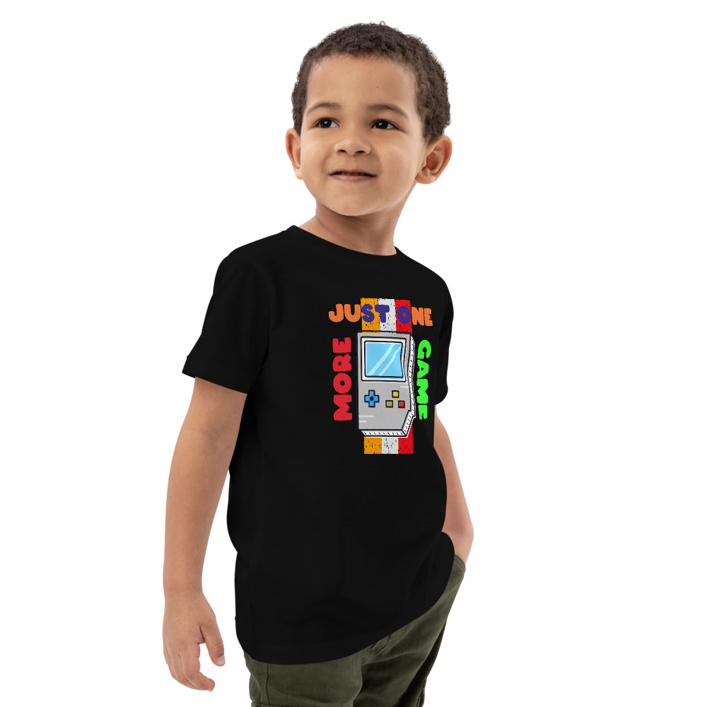 Just One More Game Organic cotton kids t-shirt