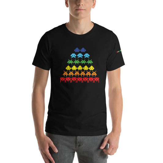 Retro Invaders Short-Sleeve Unisex T-Shirt