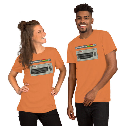 Commodore 64 Console Short-Sleeve Unisex T-Shirt