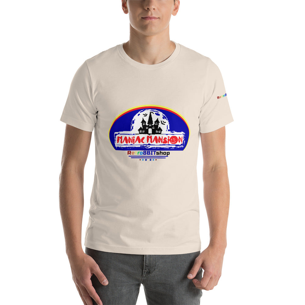 Vintage Maniac Mansion Light Short-Sleeve Unisex T-Shirt