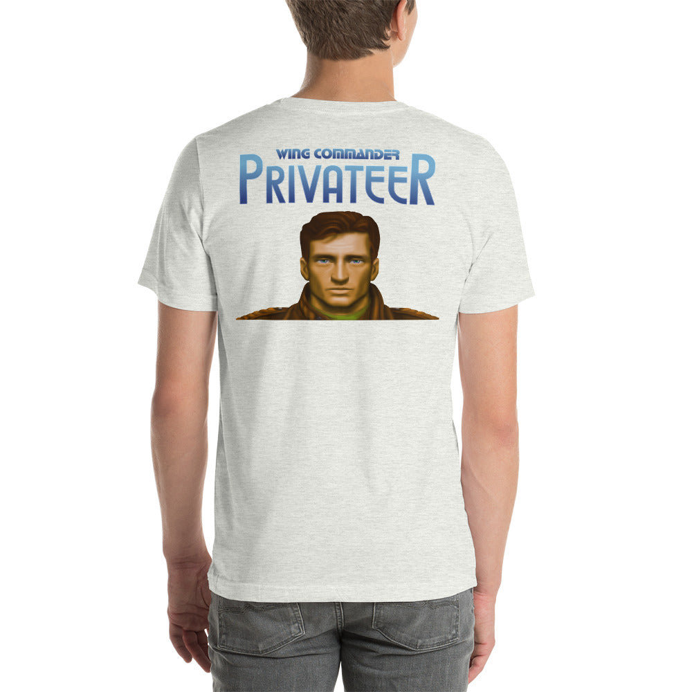 Wing Commander Privateer Back Short-Sleeve Unisex T-Shirt