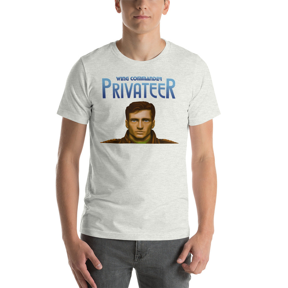 Wing Commander Privateer Front Short-Sleeve Unisex T-Shirt