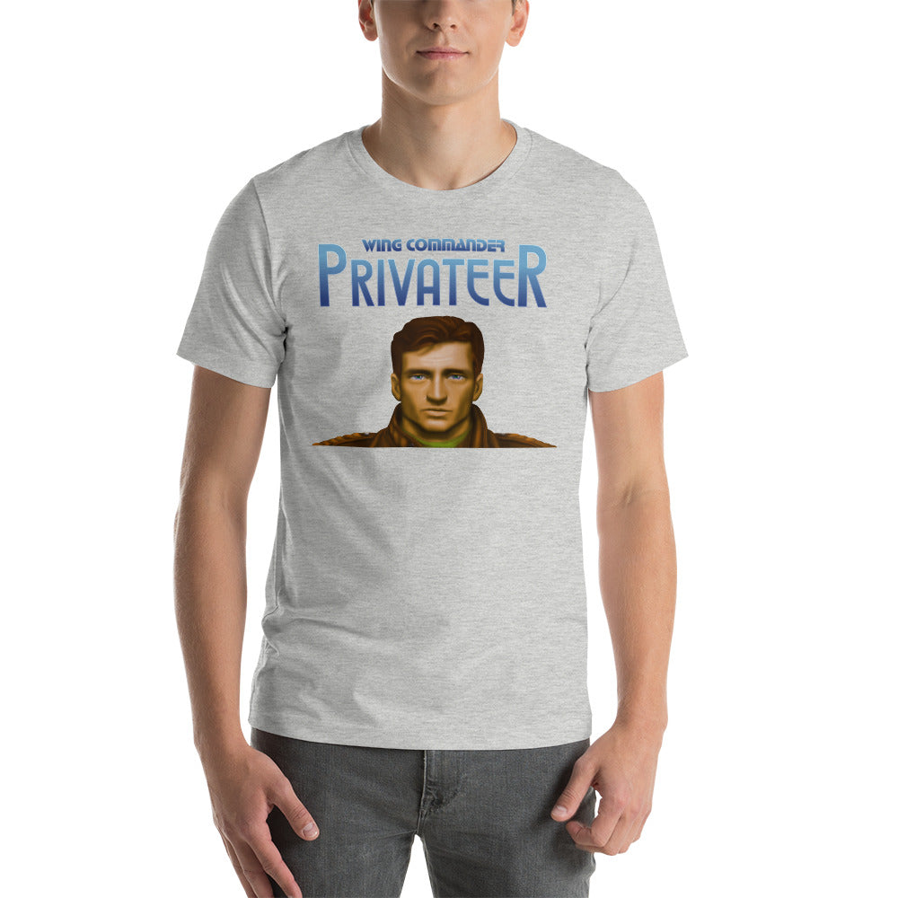 Wing Commander Privateer Front Short-Sleeve Unisex T-Shirt