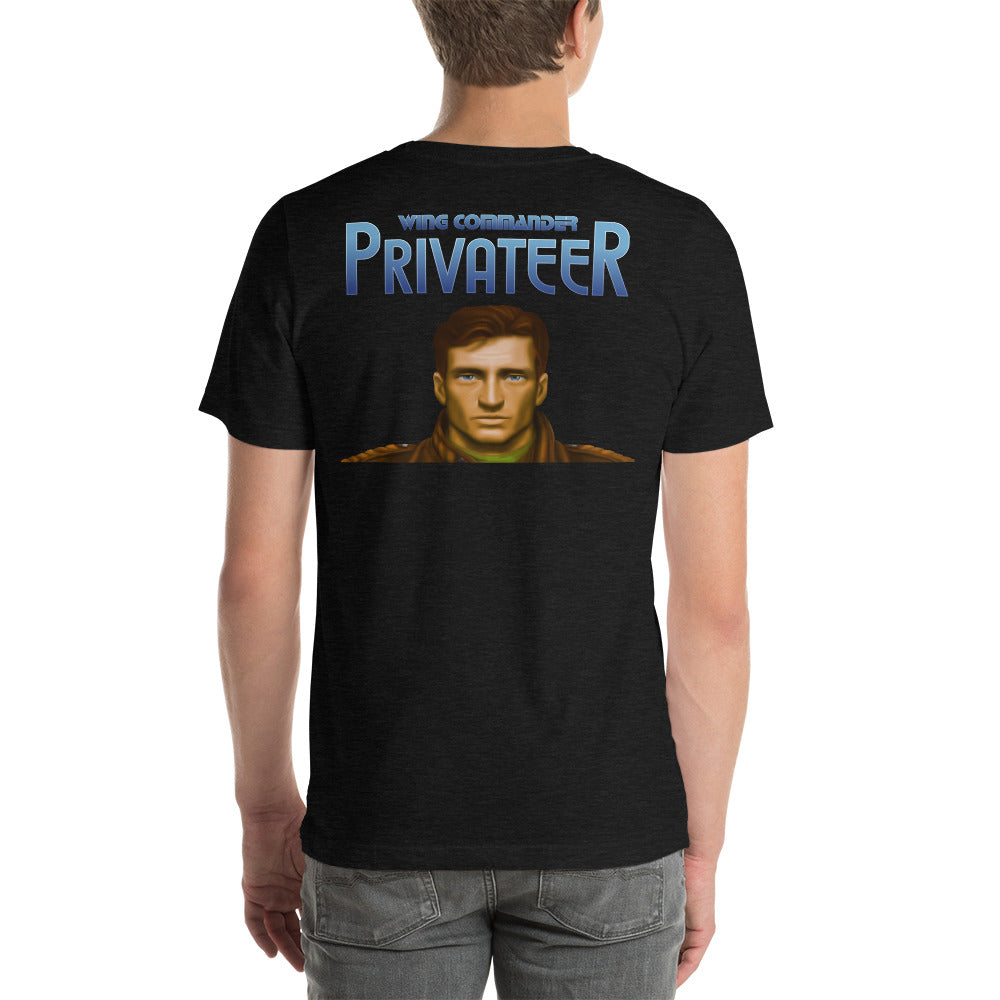 Wing Commander Privateer Back Short-Sleeve Unisex T-Shirt