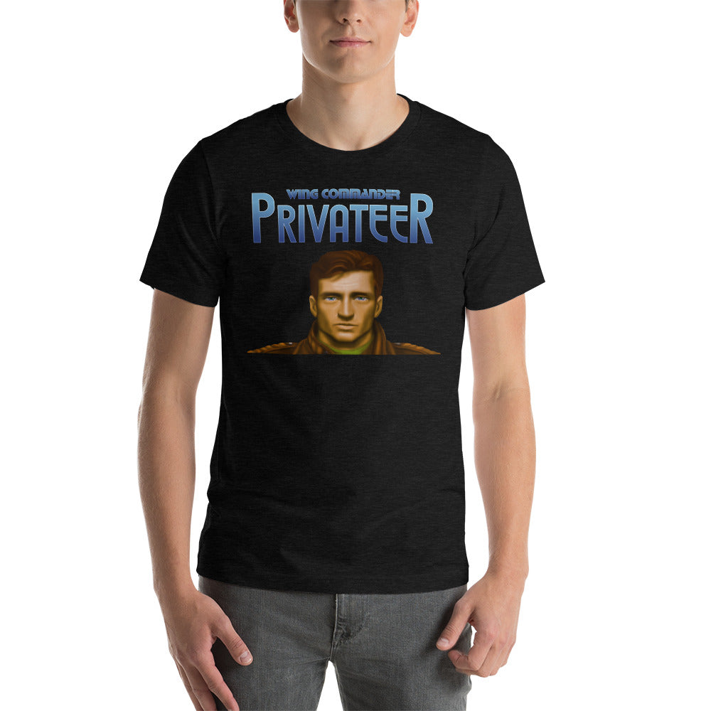 Wing Commander Privateer Front Short-Sleeve Unisex T-Shirt