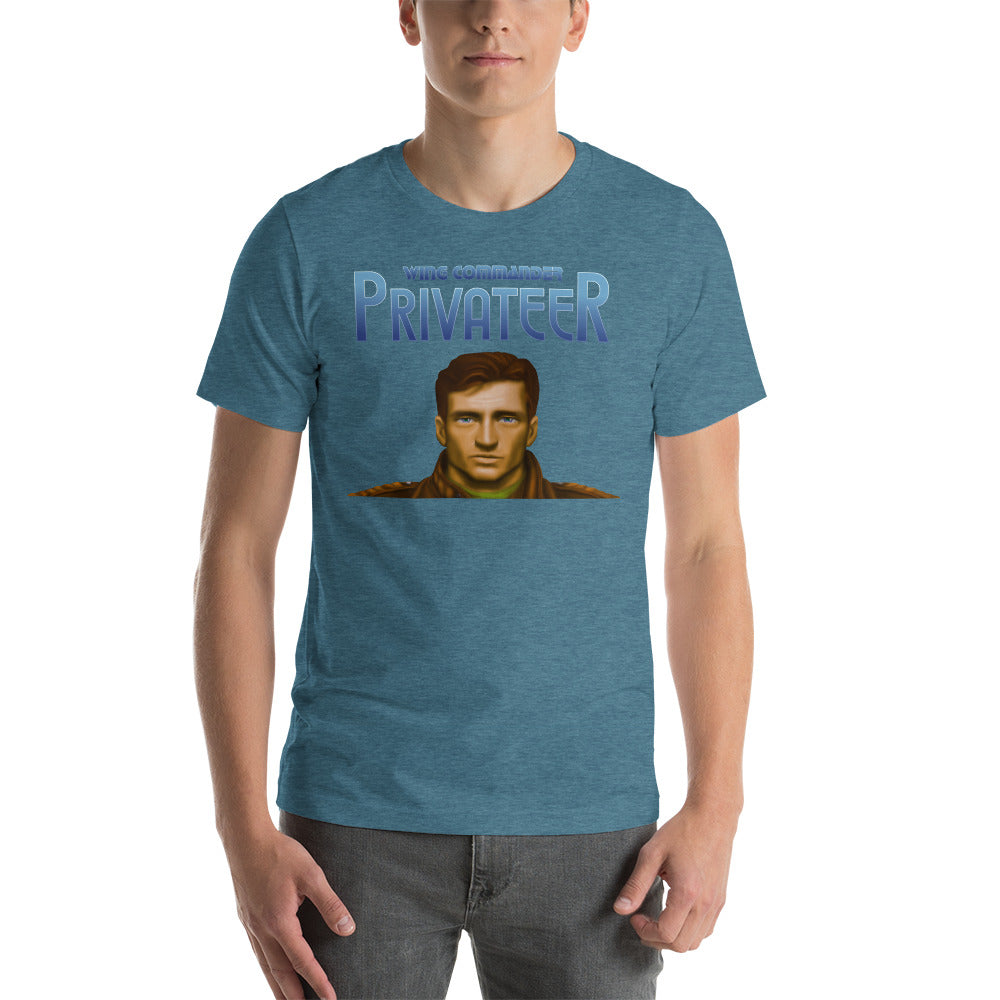 Wing Commander Privateer Front Short-Sleeve Unisex T-Shirt