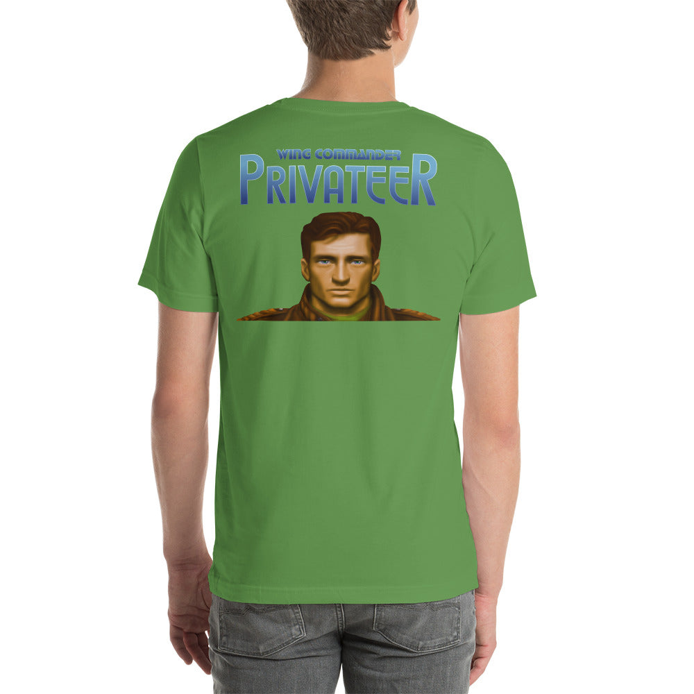 Wing Commander Privateer Back Short-Sleeve Unisex T-Shirt