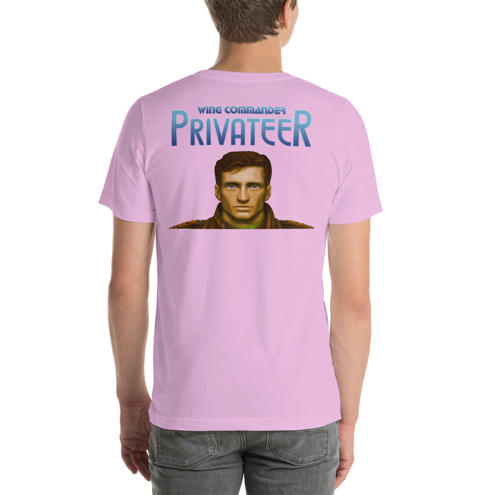 Wing Commander Privateer Back Short-Sleeve Unisex T-Shirt