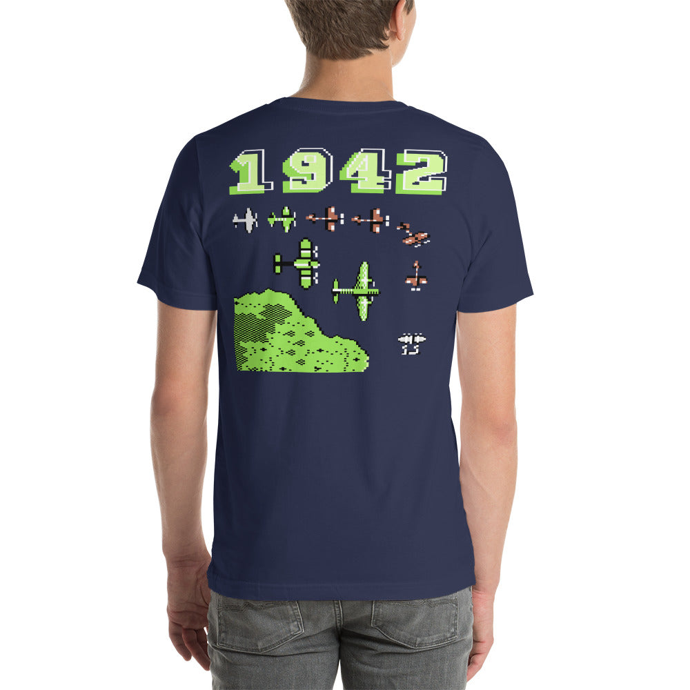 1942 Pacific Backprint Short-Sleeve Unisex T-Shirt