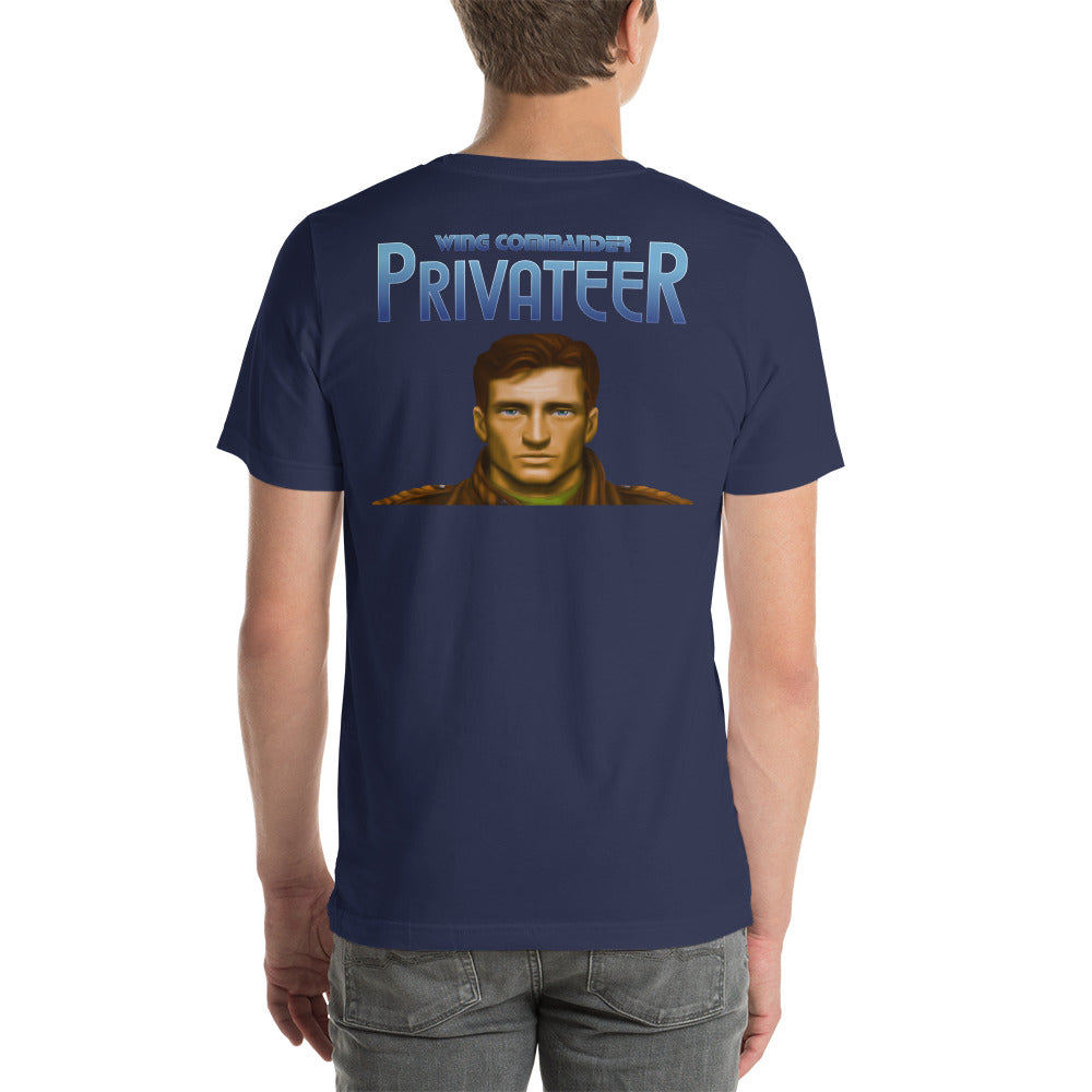 Wing Commander Privateer Back Short-Sleeve Unisex T-Shirt