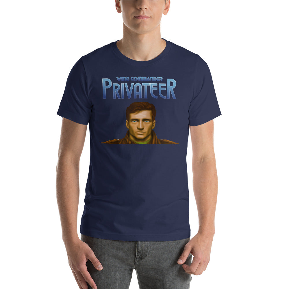 Wing Commander Privateer Front Short-Sleeve Unisex T-Shirt