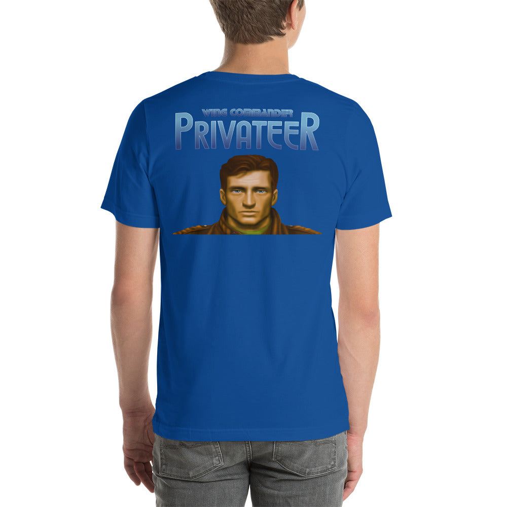 Wing Commander Privateer Back Short-Sleeve Unisex T-Shirt