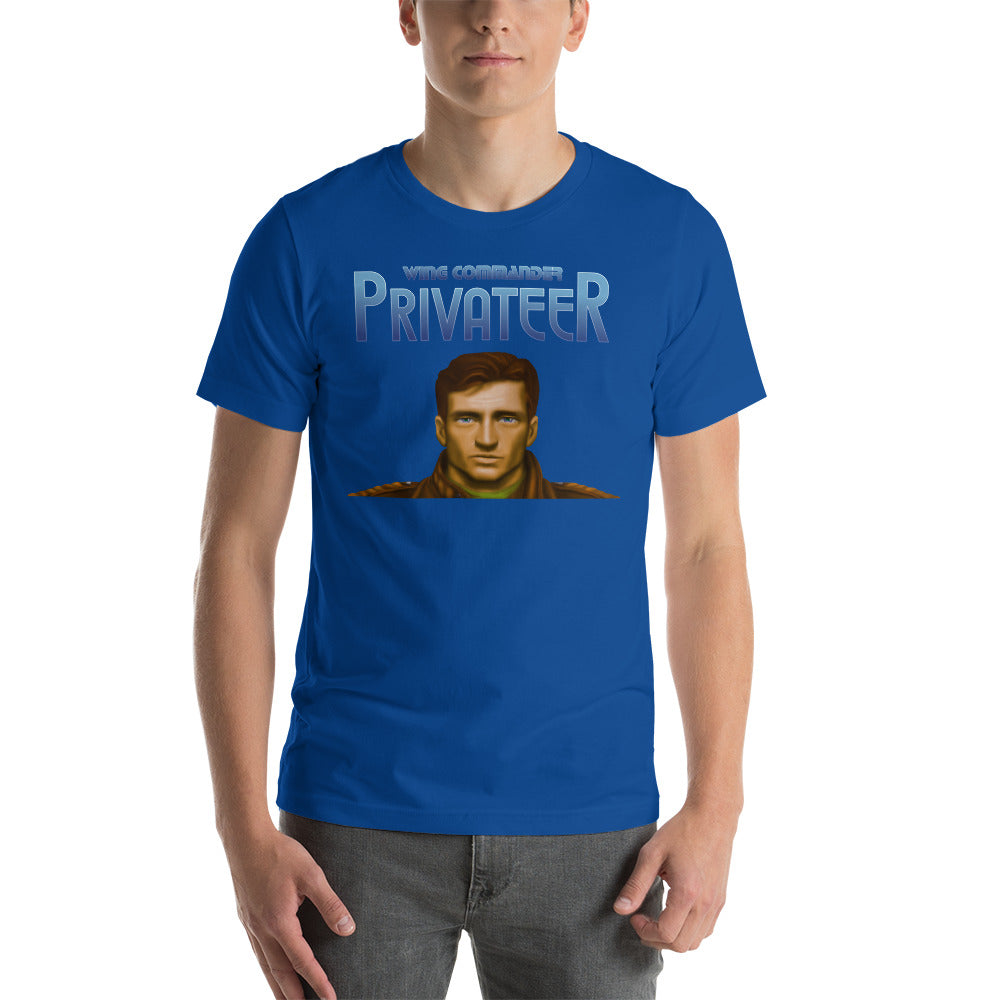 Wing Commander Privateer Front Short-Sleeve Unisex T-Shirt