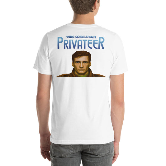 Wing Commander Privateer Back Short-Sleeve Unisex T-Shirt