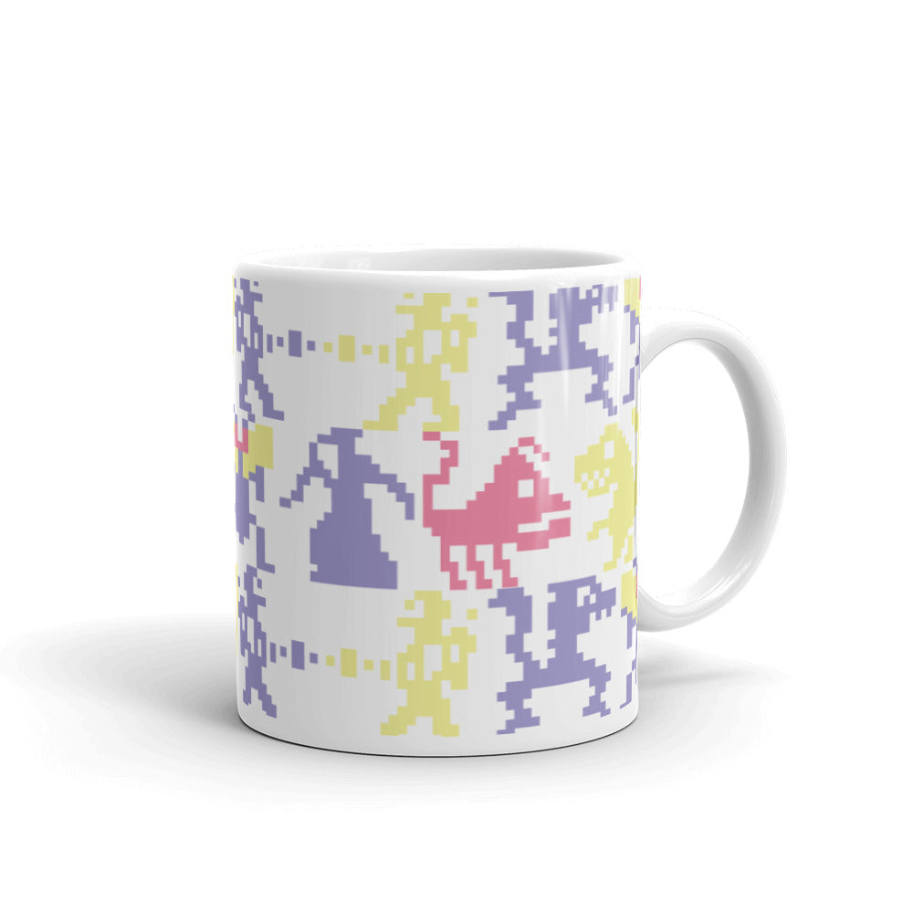 Wizard of Wor White glossy mug