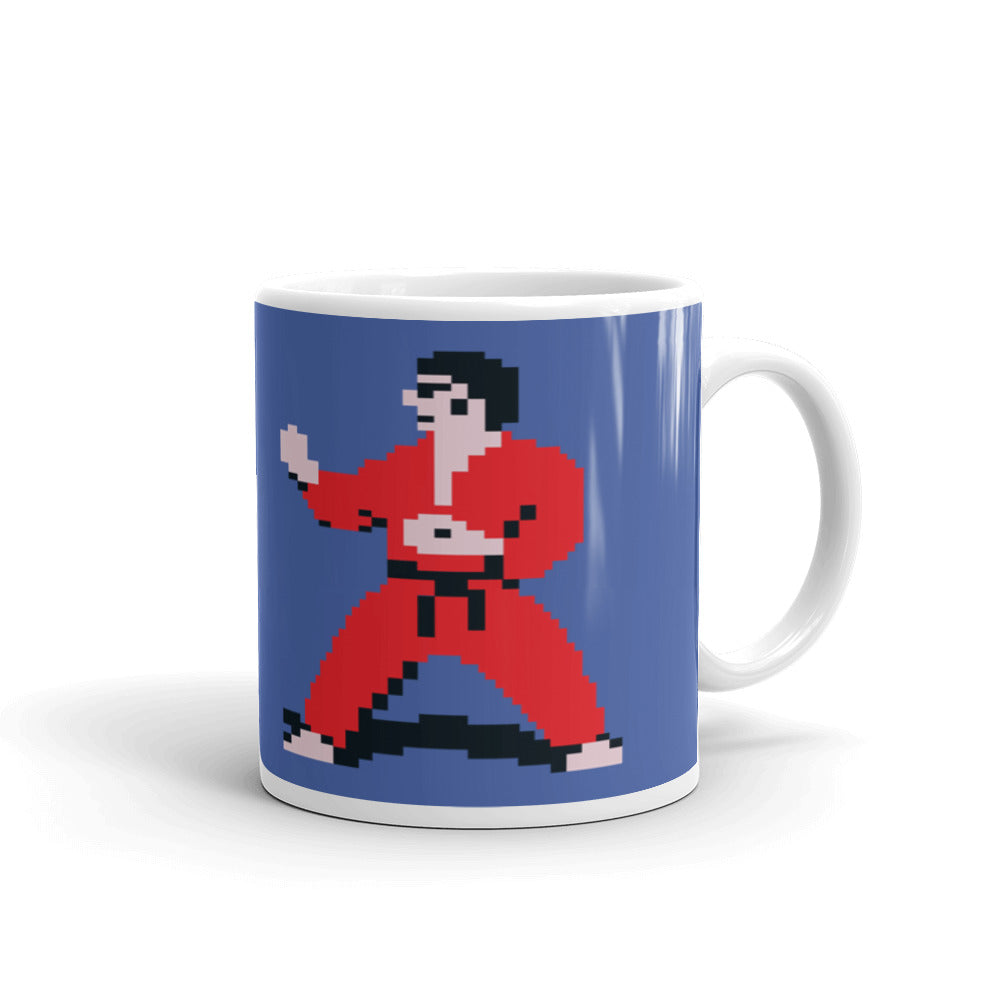 International Karate White glossy mug