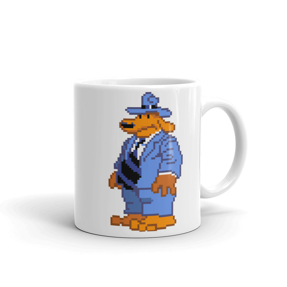 Sam and Max White glossy mug