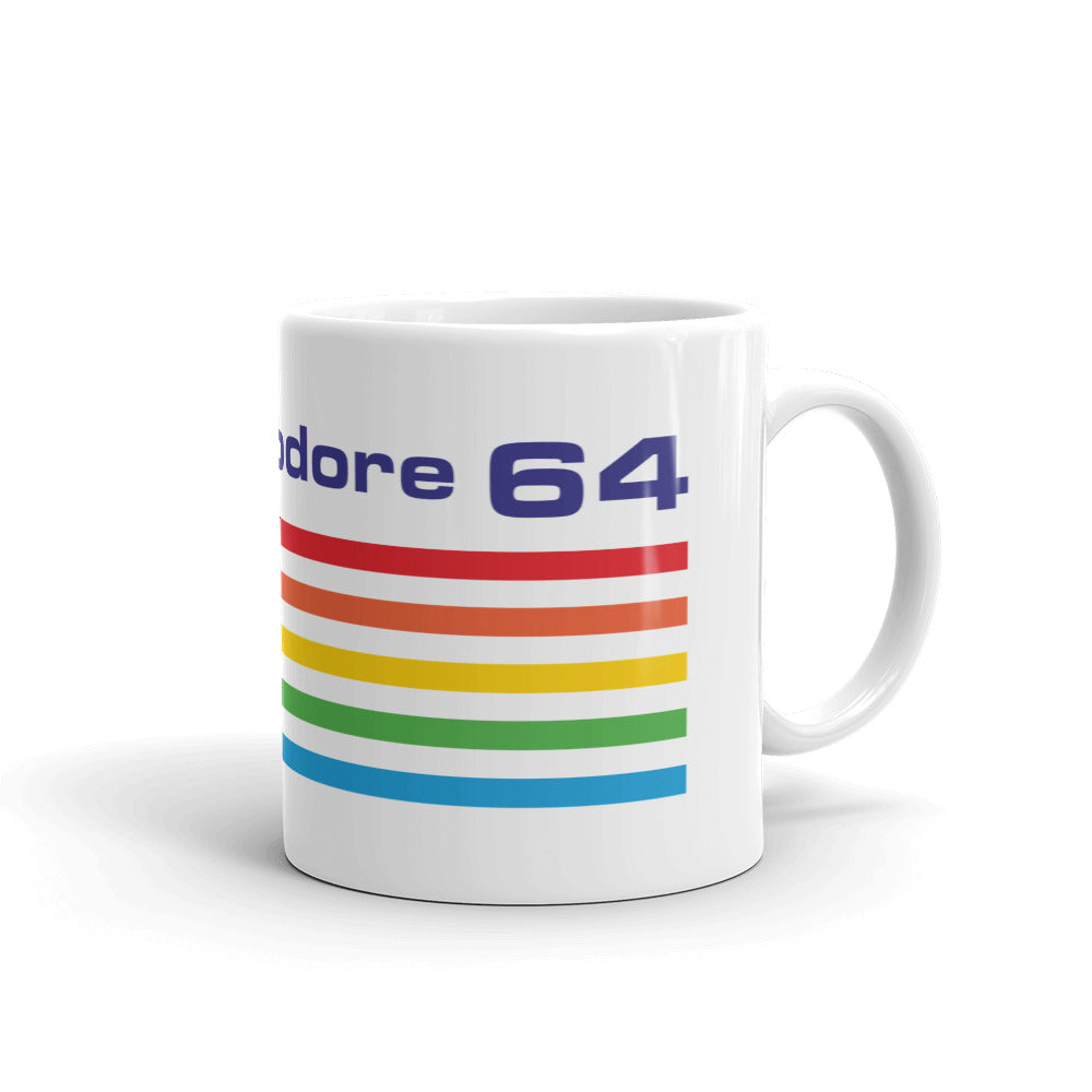 Commodore 64 White glossy mug